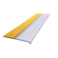 Porte-étiquettes de prix en PVC coloré personnalisé pour supermarché, vente en gros