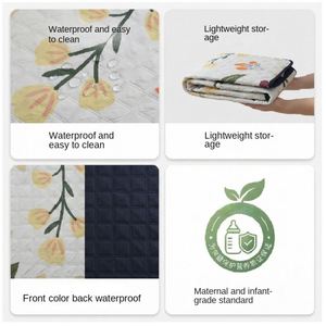 <b>Extra</b> <b>Large</b> Waterproof Picnic <b>Blanket</b> Beach Portable 80''*80'' Picnic Rug or Play Mat for Outdoor Camping - Product Image 2