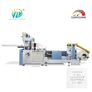 Brand new tissue paper production line can emboss printing 1200pcs/min high speed toilet paper machine