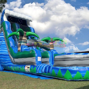 Lớp thương mại trẻ em bơm hơi nảy nảy lâu đài nhảy ướt nhà bị trả lại trượt nước hồ bơi trượt nước cho trẻ em - Product Image 6