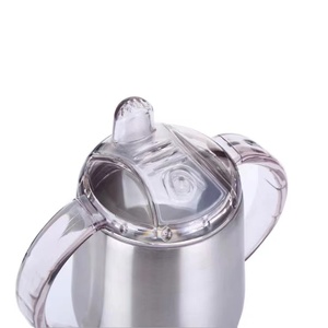BORGE personalizado 10oz de acero inoxidable Baby Sippy Cup con boquilla vaso biberones con doble ASA - Product Image 4