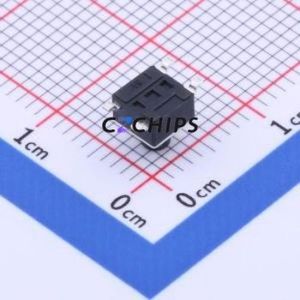 GT-TC074E-H050-L1 Tactile Switch SMD-4P,4.5x4.5mm Switch Single Pole Single Throw Round Button 1.3N Vertical Mount - Product Image 2