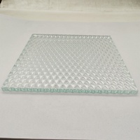 Balustrade d'escalier de conception moderne en verre trempé thermofusible