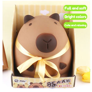 Nuevos Juguetes de Peluche de Capibara Suaves y Lindos, Juguetes de TPR para Apretar, Juguetes Antiestrés para Niños y Adultos, Tamaño Grande - Product Image 5