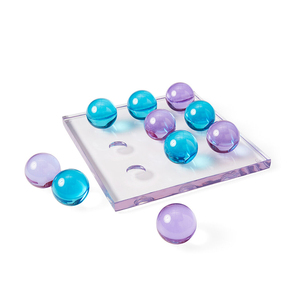 Vassoio oro nero scacchi acrilico Lucite otello Game Set - Product Image 6