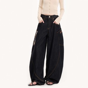 Jeans de Mezclilla Holgados para Hombre, Estilo Balloon, Pierna Ancha, Personalizados, Talla Grande, para Patinar, Ropa Urbana, Fabricantes - Product Image 2