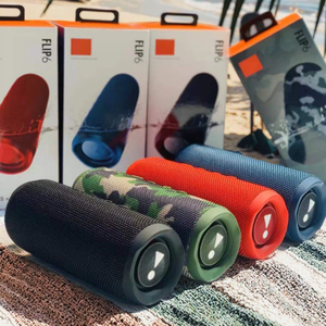 Loa không dây mini di động thông minh J. BL FLIP6 tích hợp đèn LED và kết nối USB, lý tưởng cho các hoạt động thể thao ngoài trời - Product Image 1