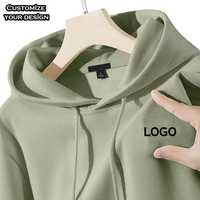 Haute qualité 500G coton français éponge poids lourd sweat à capuche surdimensionné unisexe personnalisé Anime Logo grande taille hommes sweats à capuche et sweat
