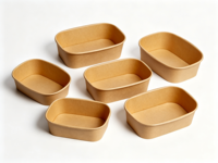 Bol alimentaire jetable en plastique double couleur de 420 ml, style japonais, pour nouilles, soupes et salades, avec couvercle