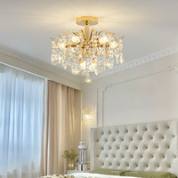 Luminaire français Lustre en cristal de luxe Suspension Restaurant Chambre Lustre Lampe Vente en gros
