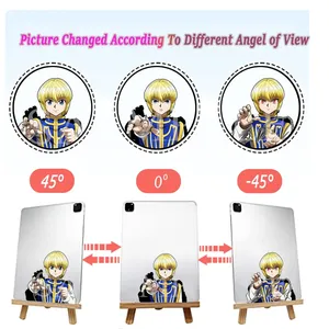 Nota della morte <span class=keywords><strong>L</strong></span> notte luna dio Ryuk 3D gradiente illusione adesivo dinamico personaggio Anime adesivo adesivo per auto - Product Image 5