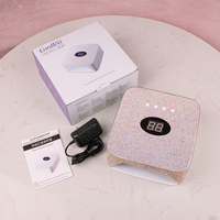 Lampe à ongles UV LED sans fil 54W à induction intelligente, pour gel et strass étincelants