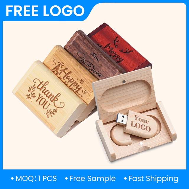 Key 32 Gb 128gb Packaging Box Bulk Cheap Wholesale 8gb Card logo Wooden Custom Usb Flash Drives