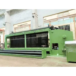 China supplier horizontal automatic gabion basket galvanized making machine/gabion hexagonal wire mesh making machine for gabion