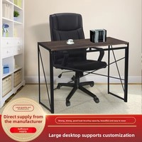 Escritorio de Conferencia Plegable de MDF Moderno y Minimalista para Oficina Comercial y Uso Doméstico