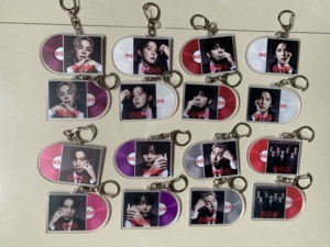 Porte-clés en acrylique <span class=keywords><strong>KPOP</strong></span> BT Idol World Tour ARIANNE avec photo numérique, pendentif de sac pour fans JK JIMIN V SUGA RM J-HOPE, produit phare - Product Image 6