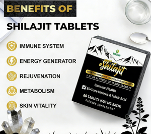 Comprimés de Shilajit de l'Himalaya OEM/ODM de notre usine, 500 mg, 85+ Oligo-éléments et Acide Fulvique pour le Soutien Immunitaire et l'Énergie des Adultes - Product Image 2