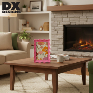 Wholesale Classic <strong>Pink</strong> MDF Photo <strong>Frame</strong> with UV Printing &amp; Die Cutting for Home Decor, Customized Sizes 4"X6" 5"X7" 6"X8" 8"X10" - Product Image 6