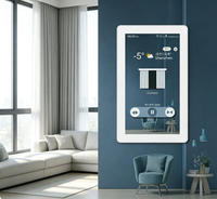 Contrôleur de maison intelligente Tuya WiFi Zigbee à grand écran avec radar et détection de lumière, compatible Alexa, Google Voice et application Smart Life