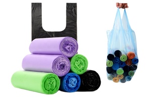 Carrier T-shirt Bags Roll Supermarket Grocery Shopping Recyclable PE <b>Plastic</b> <b>Packaging</b> China Manufacturer High Quality Good - Product Image 6