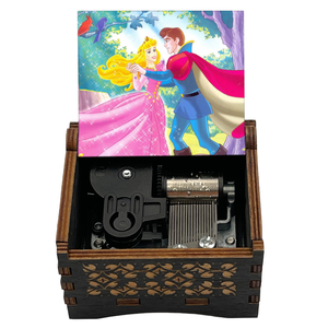 Caja Musical de Madera para el Día de San Valentín: Regalo Melódico para Ella/Él, Recuerdo Artesanal para Aniversario, Cumpleaños y Ocasiones Románticas - Product Image 1