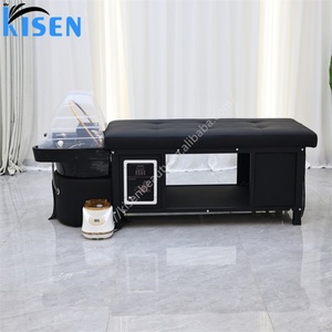 KISEN Meilleure Vente Lit de Lavage Capillaire pour Salon de Beauté avec Hydrothérapie, Lit de Massage pour Salon de Coiffure, Lit de Lavage Capillaire Thaïlandais et Lit de Spa Japonais pour la Tête - Product Image 5