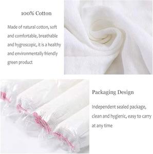 Ropa interior desechable de algodón para maternidad, empaquetado individualmente, antibacteriano, nuevo diseño transpirable para SPA médico de maternidad - Product Image 4