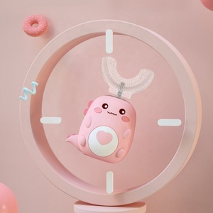 Cepillo de Dientes Eléctrico Sónico en Forma de U para Niños, Recargable con Pantalla LED y Cerdas Suaves, Alimentado por USB para Uso Doméstico - Product Image 5