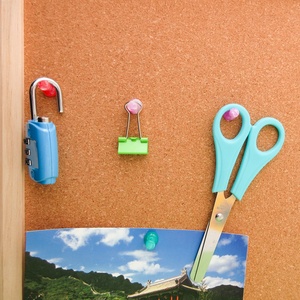 Rõ ràng đầu nhựa + mảnh nút chai bảng đẩy chân bản đồ thế giới trong suốt Gradient màu hồng tím cam hình cờ vua đẩy chân - Product Image 6