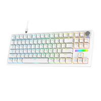 Keyboard Gaming Mekanik Nirkabel RGB Tri-Mode 75% 82-Key Antarmuka USB Harga Pabrik 2026, Laris Manis