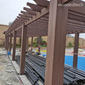 Pérgola compuesta de plástico WPC, segura para la construcción al aire libre y en áreas de barbacoa - Product Image 3
