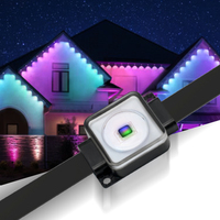 Point de lumière extérieure Ip67 Rgbw Smart Control Holiday Led Pixel Light Noël Lumières extérieures permanentes 50Ft