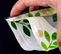 Sachets Doypack en plastique PE refermables en vrac avec fermeture zip, impression par gravure, pour le stockage de nouilles, salades, chewing-gums, aliments pour animaux et aliments en conserve