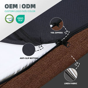 Usine personnalisé orthopédique mousse à mémoire de forme doux chien chat Pet canapé-lit tapis de couchage étanche amovible mousse à mémoire de forme lits pour animaux de compagnie - Product Image 2