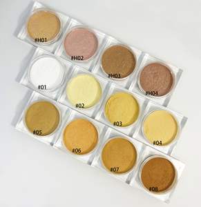 OEM-<span class=keywords><strong>polvo</strong></span> Mineral de marca privada vegana, resaltador de ajuste suelto, resistente al agua, <span class=keywords><strong>blanco</strong></span>, plátano, maquillaje - Product Image 1