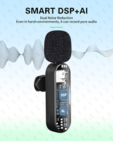 Mini Microphone Professionnel Sans Fil Lavalier 3 en 1 pour iPhone Android Caméra iPad USB-C Enregistrement Live