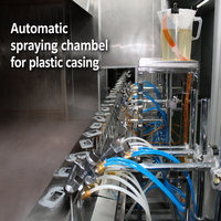 Four tunnel de séchage et de nivellement pour ligne de revêtement automatique de boîtiers en plastique