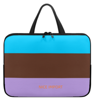Sac pour ordinateur portable Androgyne Rainbow, étui fin pour ordinateur portable avec fermeture éclair de qualité supérieure, sac portable pour tablette, grande capacité
