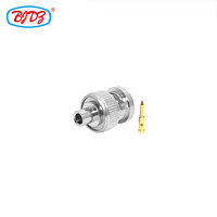 Connecteur coaxial RF mâle BNC 50 ohms à sertir et à souder pour câble semi-rigide RG141 RG402, câble RG402 141 pouces – Fourniture directe usine
