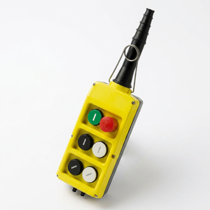 CMK PLB06/E Yellow Industrial <b>Push</b> <b>Button</b> Control Station 1NO1NC IP65 Plastic Non-Illuminated Mechanical 230V Smart Eot Crane - Product Image 1