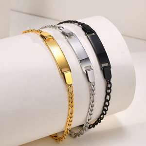 กำไล<span class=keywords><strong>ข้อ</strong></span><span class=keywords><strong>มือ</strong></span>สแตนเลสสตีลปรับขนาดได้สำหรับ<span class=keywords><strong>เด็ก</strong></span> ของขวัญวันเกิด OEM ทำเองได้ พร้อมข้อความอวยพรส่วนตัว - Product Image 1