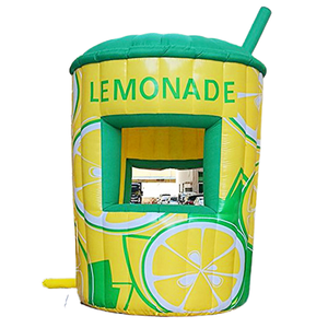 商業用インフレータブルレモンスタンドブース、レモネードドリンクスタンドテント、プロモーション広告キャンペーン用 - Product Image 1