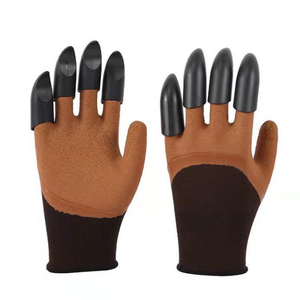 Floral Gardening <b>Gloves</b> Protective Gear for Digging and Planting with Sturdy Fingertips ABS Plastic <b>Claws</b> Anti Slip Thorn Proof - Product Image 1