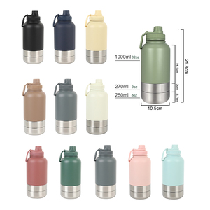 Best Selling Products 3 in 1 Type New Arrivals Outdoor Travel Walking Portable Pet Water <b>Bottle</b> with Food Container for <b>Drinks</b> - Product Image 2
