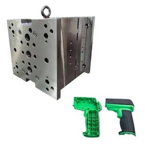 ด้ามจับพลาสติก ABS แบบกำหนดเอง พร้อมชั้นสัมผัสนุ่ม TPE Overmolding แม่พิมพ์พลาสติกฉีดขึ้นรูปสองชั้น - Product Image 1