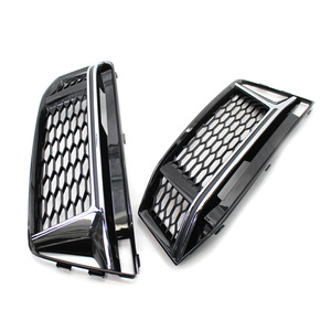 กรอบไฟตัดหมอกแบบรังผึ้งสำหรับ Audi A4 B9 Sport Edition รุ่นฮ่องกง  8W0807681K สีดำ คู่ - Product Image 4