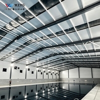Parque Acuático Comercial con Estructura de Acero, Resort, Parque Acuático Prefabricado, Estructura de Acero con Techo, Arena Multideportiva