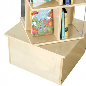 Exhibidores Giratorios Personalizables Ray, Aptos para Librerías y Centros Comerciales, con Exhibidores de Acrílico para Ventanas - Product Image 4