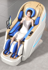 Silla de masaje de gravedad cero para dormir 3D SL Track Airbag de cuerpo completo Shiatsu cuello a muslos pantorrilla SPA calefacción voz inteligente Bluetooth - Product Image 5