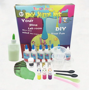 Toysrunner Glow in the Dark Sticky DIY Glue Activator <b>Slime</b> Making Kit-Soft Toy for Stress Relief Eco-Friendly Unisex - Product Image 5